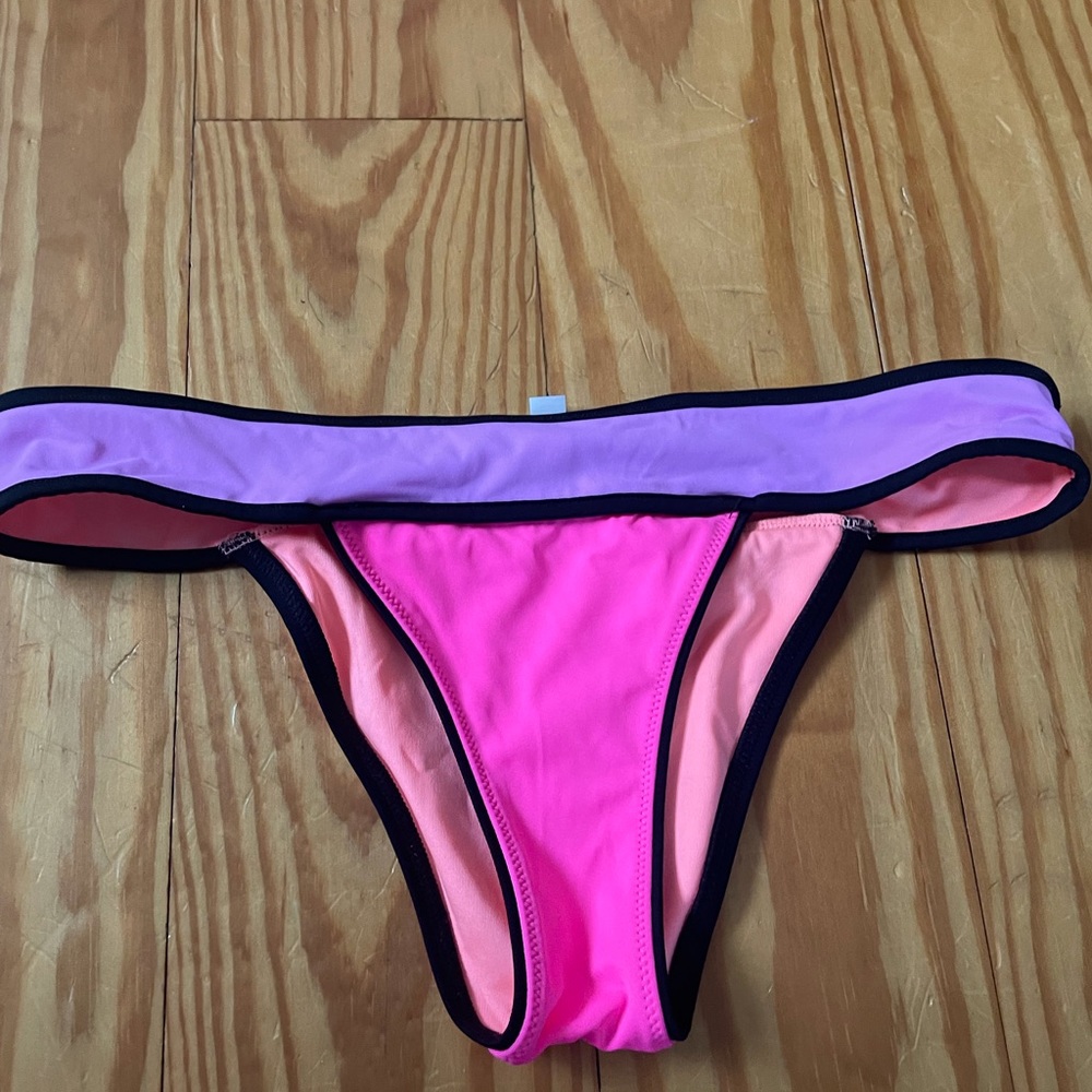 Victoria’s Secret color block Brazilian cut bottom